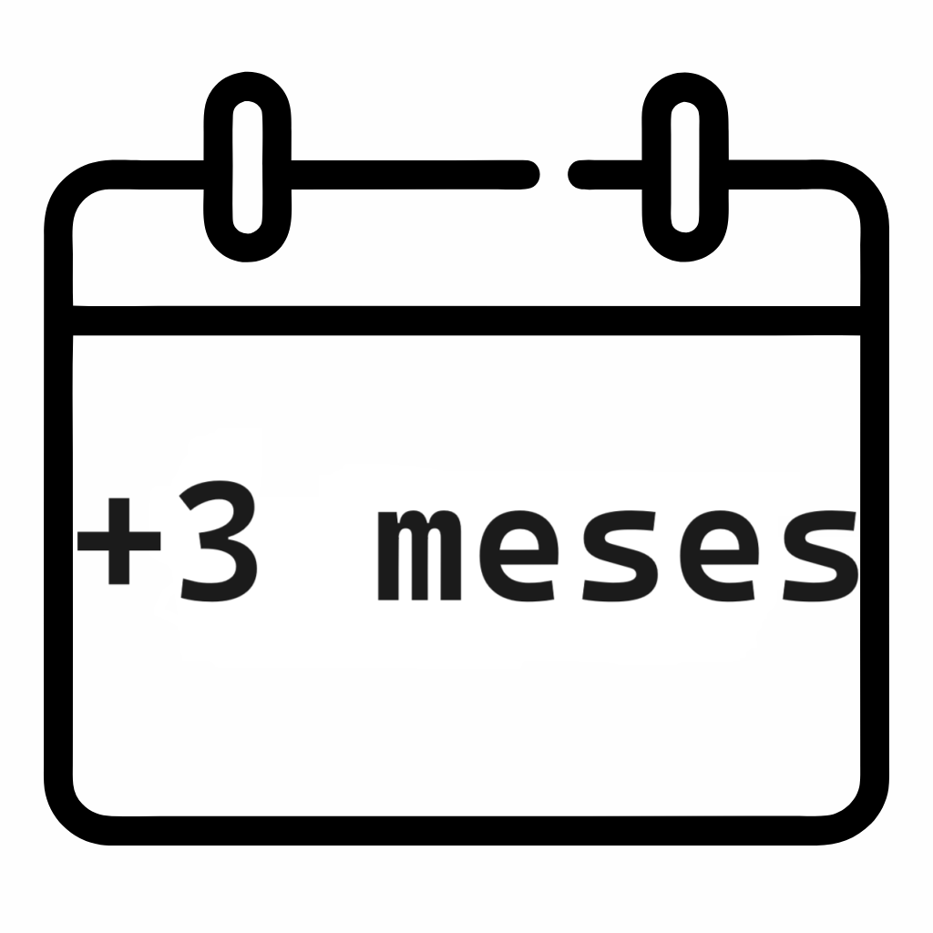 Más de 3 meses